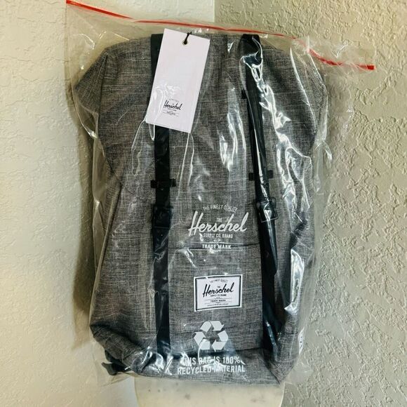 Herschel Supply Co.‎ "Retreat' Little America Backpack, Gray/Black NWT - Picture 8 of 16